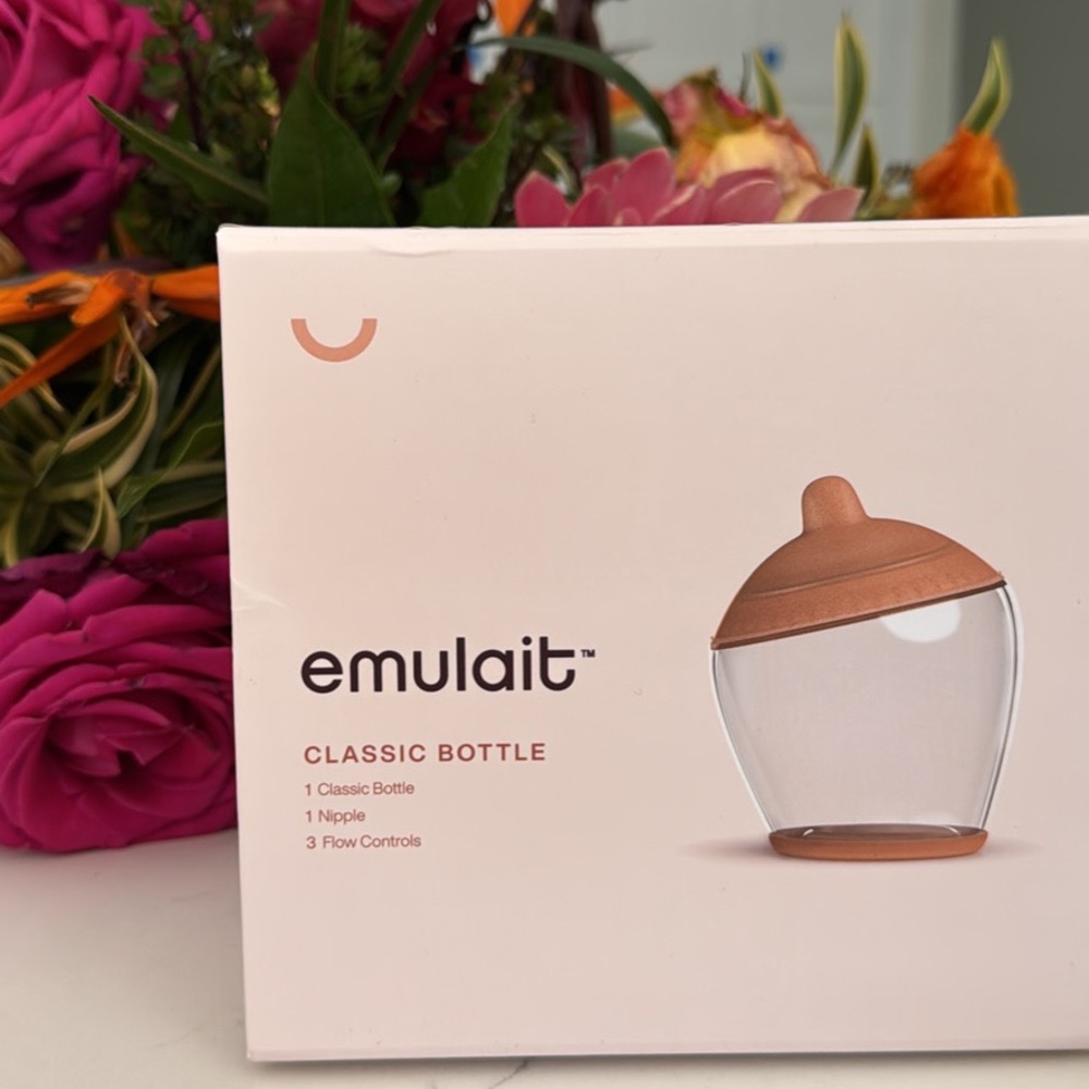 Emulait bottle (most common style) NIB